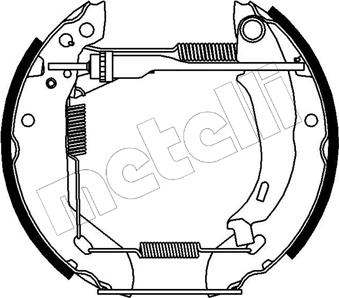 Metelli 51-0048 - Jeu de mâchoires de frein cwaw.fr