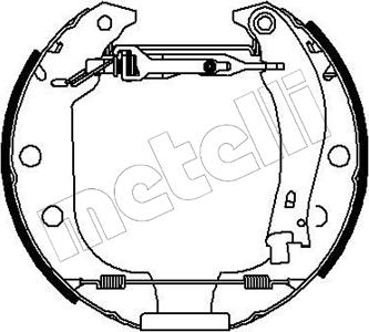 Metelli 51-0005 - Jeu de mâchoires de frein cwaw.fr