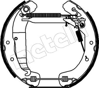 Metelli 51-0141 - Jeu de mâchoires de frein cwaw.fr