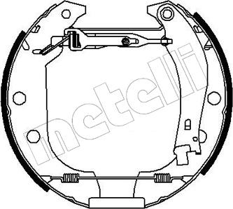 Metelli 51-0143 - Jeu de mâchoires de frein cwaw.fr