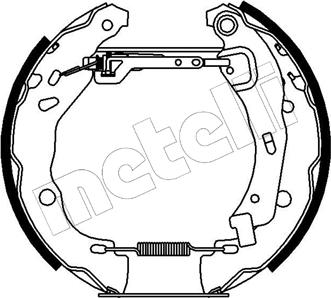 Metelli 51-0155 - Jeu de mâchoires de frein cwaw.fr