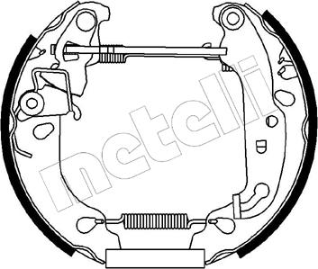 Metelli 51-0168 - Jeu de mâchoires de frein cwaw.fr