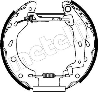 Metelli 51-0163 - Jeu de mâchoires de frein cwaw.fr