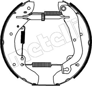 Metelli 51-0102 - Jeu de mâchoires de frein cwaw.fr