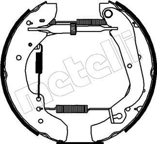 Metelli 51-0139 - Jeu de mâchoires de frein cwaw.fr