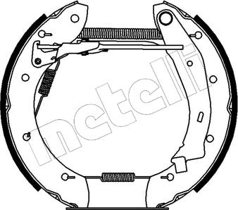 Metelli 51-0137 - Jeu de mâchoires de frein cwaw.fr