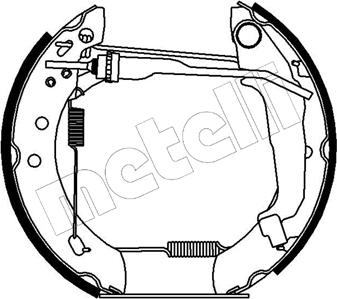 Metelli 51-0173 - Jeu de mâchoires de frein cwaw.fr