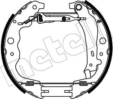 Metelli 51-0357 - Jeu de mâchoires de frein cwaw.fr