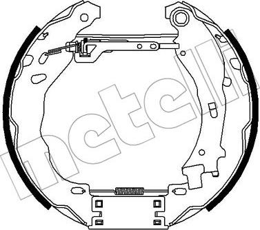 Metelli 51-0362 - Jeu de mâchoires de frein cwaw.fr