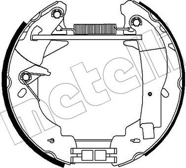 Metelli 51-0310 - Jeu de mâchoires de frein cwaw.fr