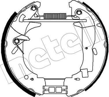 Metelli 51-0304 - Jeu de mâchoires de frein cwaw.fr