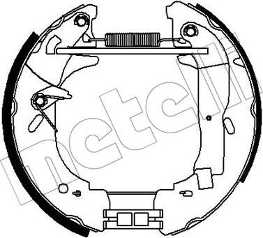 Metelli 51-0328 - Jeu de mâchoires de frein cwaw.fr