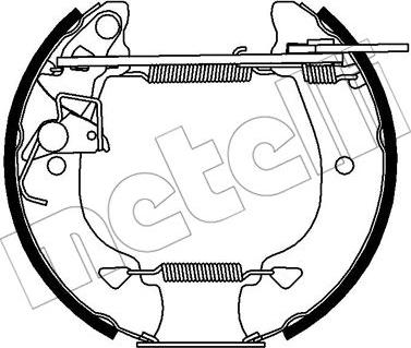 Metelli 51-0251 - Jeu de mâchoires de frein cwaw.fr