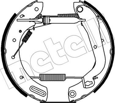 Metelli 51-0254 - Jeu de mâchoires de frein cwaw.fr