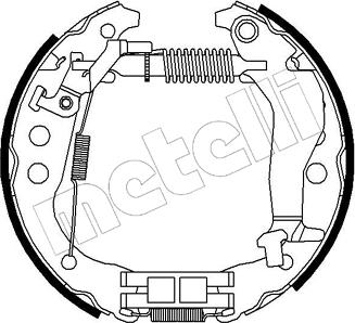 Metelli 51-0203 - Jeu de mâchoires de frein cwaw.fr