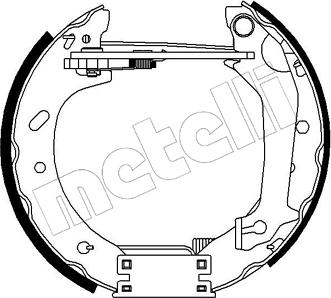 Metelli 51-0202 - Jeu de mâchoires de frein cwaw.fr