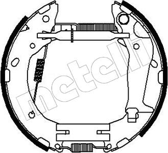 Metelli 51-0215 - Jeu de mâchoires de frein cwaw.fr