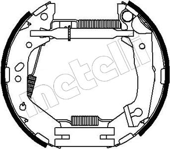 Metelli 51-0210 - Jeu de mâchoires de frein cwaw.fr