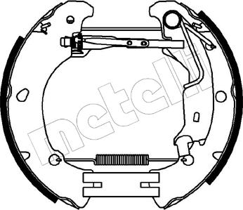 Metelli 51-0220 - Jeu de mâchoires de frein cwaw.fr