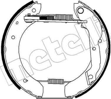 Metelli 51-0284 - Jeu de mâchoires de frein cwaw.fr