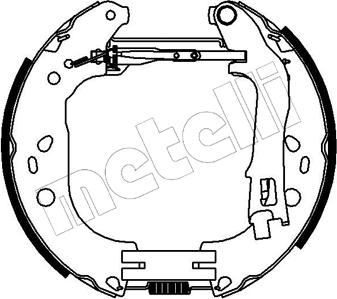 Metelli 51-0226 - Jeu de mâchoires de frein cwaw.fr