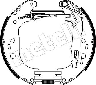 Metelli 51-0227 - Jeu de mâchoires de frein cwaw.fr