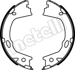 Metelli 53-0499 - Jeu de mâchoires de frein, frein de stationnement cwaw.fr