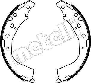 Metelli 53-0447 - Jeu de mâchoires de frein cwaw.fr