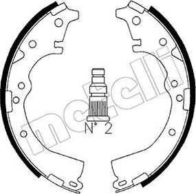 Metelli 53-0416 - Jeu de mâchoires de frein cwaw.fr