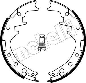 Metelli 53-0413 - Jeu de mâchoires de frein cwaw.fr