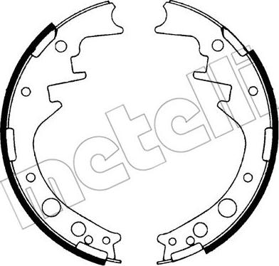 Metelli 53-0412 - Jeu de mâchoires de frein cwaw.fr