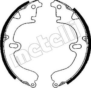 Metelli 53-0417 - Jeu de mâchoires de frein cwaw.fr