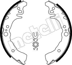 Metelli 53-0435 - Jeu de mâchoires de frein cwaw.fr