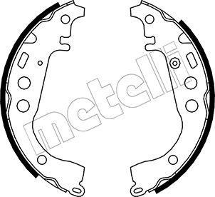 Metelli 53-0431 - Jeu de mâchoires de frein cwaw.fr