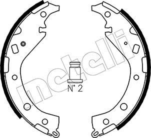 Metelli 53-0437 - Jeu de mâchoires de frein cwaw.fr