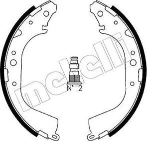 Metelli 53-0421 - Jeu de mâchoires de frein cwaw.fr