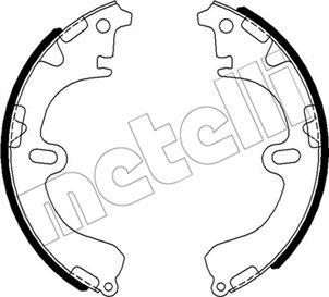 Metelli 53-0423 - Jeu de mâchoires de frein cwaw.fr