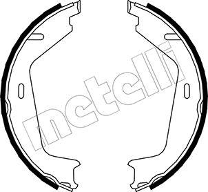 Metelli 53-0479 - Jeu de mâchoires de frein, frein de stationnement cwaw.fr