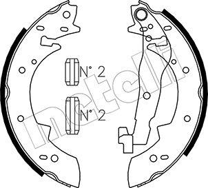 Metelli 53-0475 - Jeu de mâchoires de frein cwaw.fr