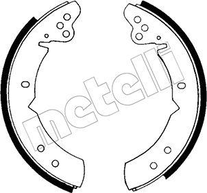 Metelli 53-0471 - Jeu de mâchoires de frein cwaw.fr