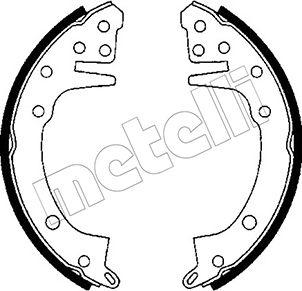 Metelli 53-0598 - Jeu de mâchoires de frein cwaw.fr