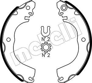 Metelli 53-0509 - Jeu de mâchoires de frein cwaw.fr