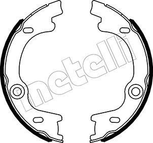 Metelli 53-0505 - Jeu de mâchoires de frein, frein de stationnement cwaw.fr