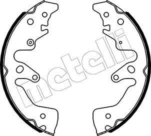 Metelli 53-0516 - Jeu de mâchoires de frein cwaw.fr