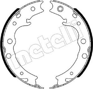 Metelli 53-0539 - Jeu de mâchoires de frein, frein de stationnement cwaw.fr