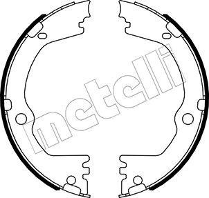 Metelli 53-0532 - Jeu de mâchoires de frein, frein de stationnement cwaw.fr