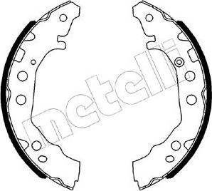 Metelli 53-0526 - Jeu de mâchoires de frein cwaw.fr