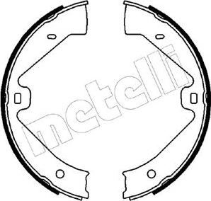 Metelli 53-0528 - Jeu de mâchoires de frein, frein de stationnement cwaw.fr