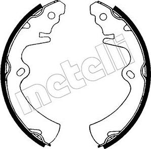 Metelli 53-0576 - Jeu de mâchoires de frein cwaw.fr