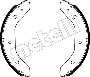 Metelli 53-0640 - Jeu de mâchoires de frein cwaw.fr